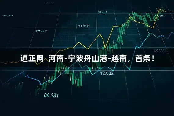 道正网  河南-宁波舟山港-越南，首条！